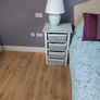 Bedside lockers with glass tops Image 2