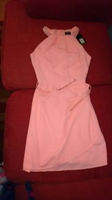Size 8 peach Oasis dress
