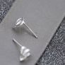 Beautiful Heart-Shaped Studs stamped 925 Image 3
