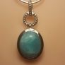 Lovely Quality Amazonite Pendant and Chain Image 2
