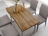 Dining Table 140x70x76 cm Solid Acacia Wood
