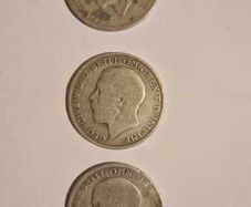 George V Silver Florins 50% Silver
