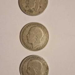 George V Silver Florins 50% Silver