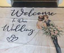 Wedding Welcome Mat