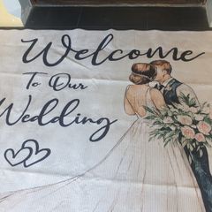 Wedding Welcome Mat