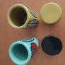 Two Freda earthenware retro style spice jars Image 2