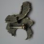 Mali brooch, Jewellery, Vintage brooch, Pewter brooch, Image 3