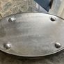 silver plated on copper sheffield oval tray Image 4