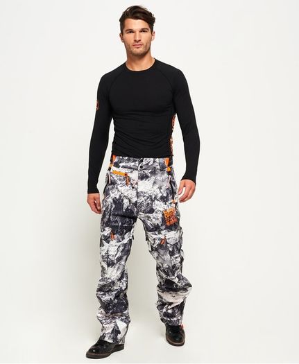 Superdry Snow Ski Pants Cliff Face Camo