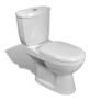 Toilet With Cistern White Image 3