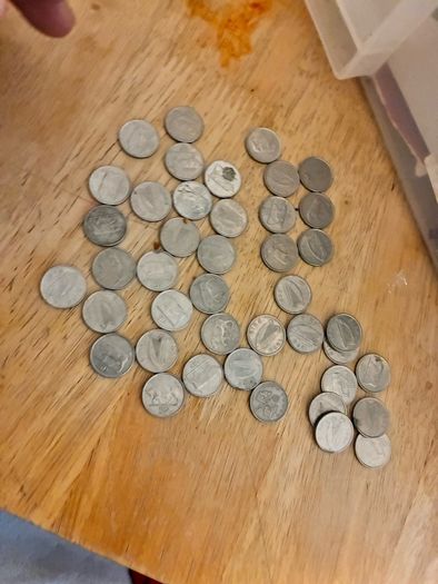 40 x 1990s 5p coins