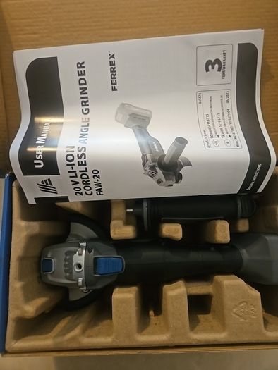 Brand new Cordless angle grinder Ferrex