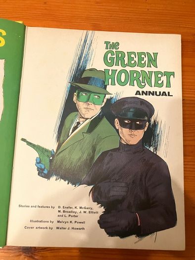 Vintage annual: 'The Green Hornet' 1967