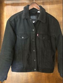 Levi's black Sherpa jacket