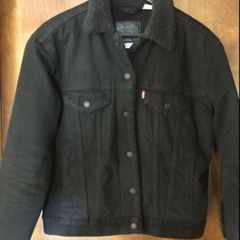 Levi's black Sherpa jacket