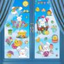 Easter Window Stickers,6 Sheet Easter Bunny Window Clings Decorations for Easter Window Display (FREE POSTAGE) Image 2