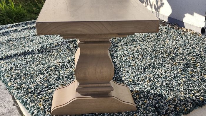 Dining Bench 200cm Vintage Ash Monastery