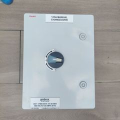 125amp manual changeover switch