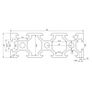V slot 2060 Linear Rail Silver Aluminium Extrusion Image 3