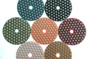 100mm,4" Dry Diamond Polishing Pads +  FREE backer
