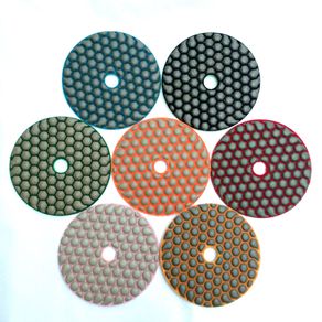 100mm,4" Dry Diamond Polishing Pads +  FREE backer