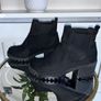 Ladies Black Block Heeled Faux Suede Ankle Boots from River Island. Size UK 6 / EU 39 Image 7