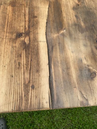 Antique bench table