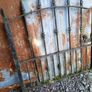 : Antique wrought iron garden gate. Image 4