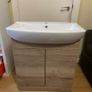 Ikoma Bathroom Vanity Unit & Basin Halifax Oak Image 2