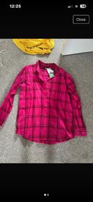 Eddie Bauer pink shirt