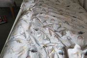 single ikea bed with bed rails