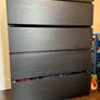 Black 4-Drawer Chest of Drawers Image 4