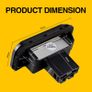 2pcs Canbus LED License Number Plate Light Assembly Replacement For Mercedes Benz C-class W203 R230 W209 C209 A209 SL CLK Class Image 2