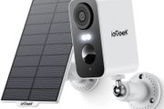Solar Security Camera Outdoor Wireless with Color Night Vision, Battery CCTV Camera Systems, WiFi Outdoor Camera Home Security Camera, Sound Floodlight Alarm, Motion Detection