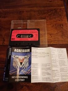 AGRESSOR - Neverending Destiny  -Cassette - 1990(RARE)