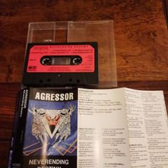 AGRESSOR - Neverending Destiny  -Cassette - 1990(RARE)