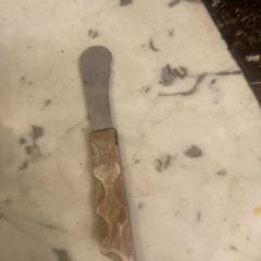 Vintage 70's Wooden Handled Butter Knife.