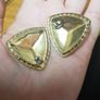 Vintage Shield Shaped Earrings Image 3