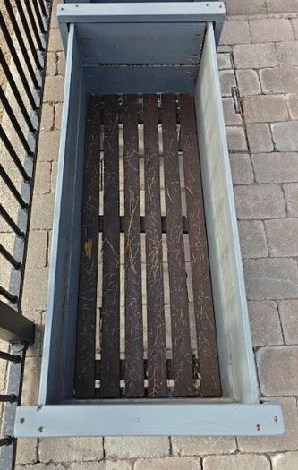 Wooden planter boxes