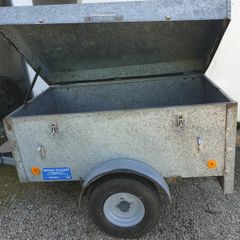 galvanised camping trailer
