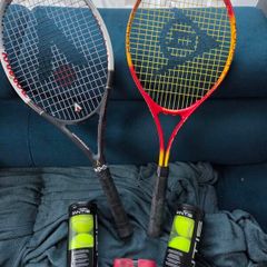 tennis rackets