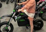2 x electric storm 1200w moto bikes.