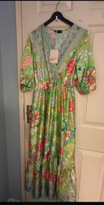 Made in Italy silk feel dress
