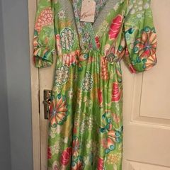 Made in Italy silk feel dress