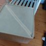 4 drawer wooden shelf storage unit. Image 7