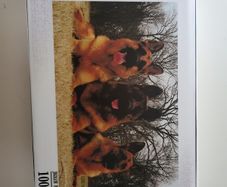 Wooden jigsaw puzzles 1000pc German Shepherd dogs NEW