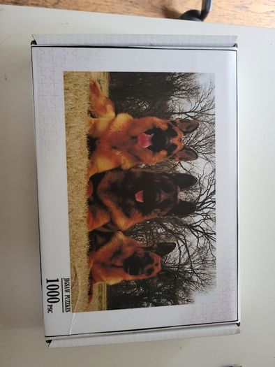 Wooden jigsaw puzzles 1000pc German Shepherd dogs NEW