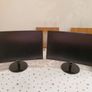 Two Samsung curved Monitors. Image 2