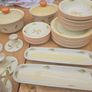 Ceramics Dinner Set, Plates, Cups, Casserole Disch, egg Image 2