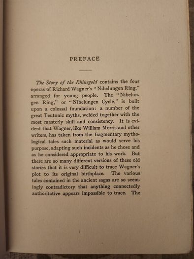 The Story Of The Rhinegold By Anna Alice Chapin.1897. First Edition Hardback In Good Condition. See Photos For Same .